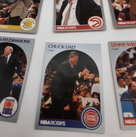 1990 NBA Hoops Coach Cards 7 Count - Picture 6 of 9